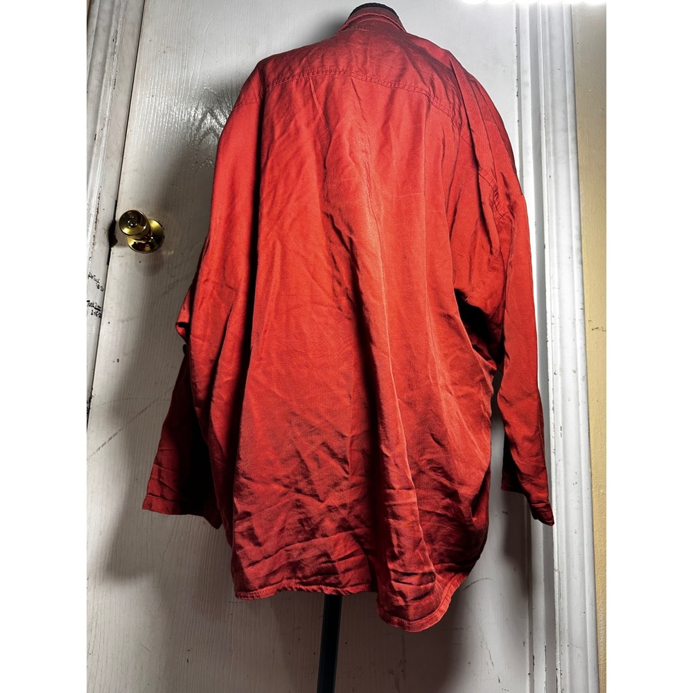 H&M Conscious Lyocell Drape Front Jacket coral Small Pockets Roll Tab - Picture 3 of 9